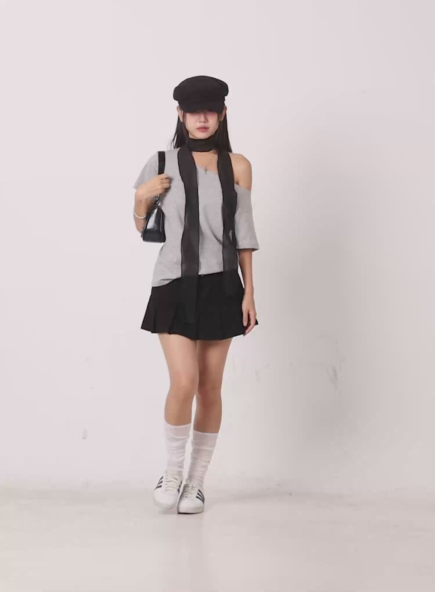 Pleated Mini Skirt CG501